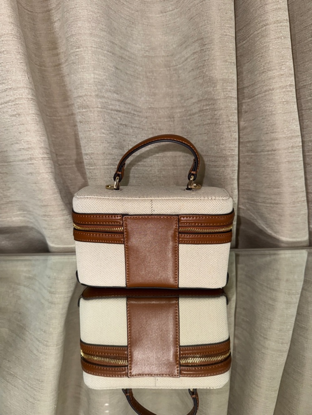 Zara Top Handle Ridged Bag - Picture 4 of 5